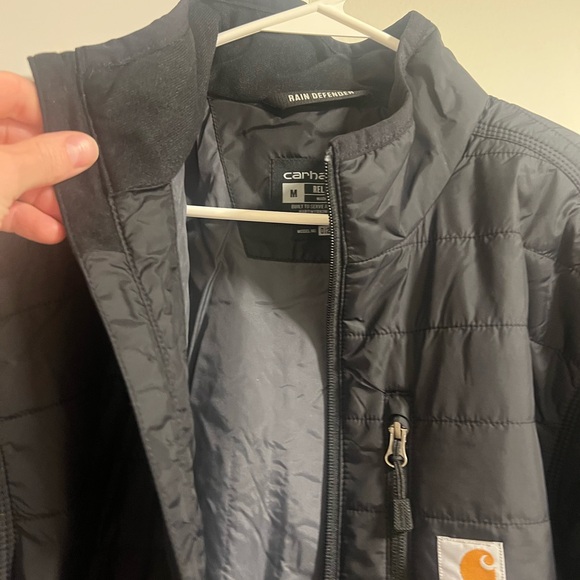 Carhartt Black Gilliam black jacket men’s rain defender - Picture 2 of 2